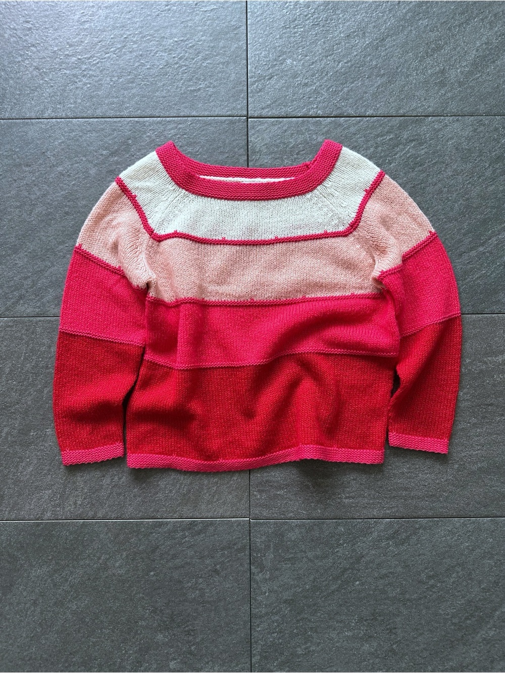 Cooperative’ NWOT Wool Blend Colorblock Cropped Sweater Women’s XS 3/4 Sleeve - Picture 1 of 11
